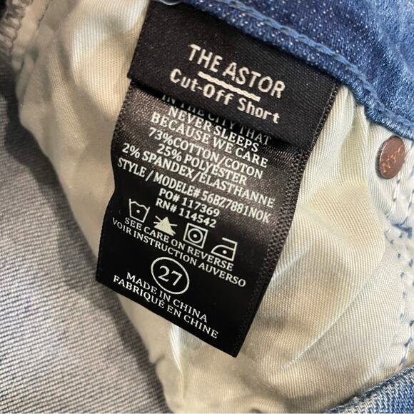 BLANKNYC The Astor Cut-Off Denim Shorts Women’s Sz 27 - Picture 5 of 6